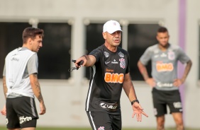 Flvio de Oliveira no penltimo treino antes do jogo da prxima quarta-feira