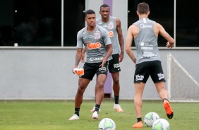 Léo Natel na manhã deste sábado, no CT Dr. Joaquim Grava