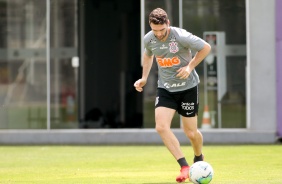 Mauro Boselli no treino desta manhã no CT Joaquim Grava