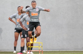 Otero na manhã deste sábado, no CT Dr. Joaquim Grava