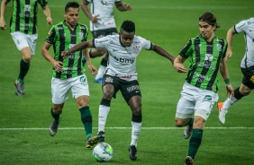 Cazares no jogo contra o América-MG, na Neo Química Arena, pela Copa do Brasil