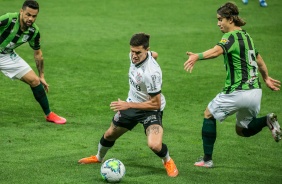 Mateus Vital no jogo contra o Amrica-MG, na Neo Qumica Arena, pela Copa do Brasil