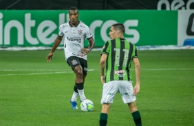 Xavier no jogo contra o América-MG, na Neo Química Arena, pela Copa do Brasil