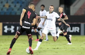 Luan foi titular na partida contra o Atlético-GO, pelo Campeonato Brasileiro
