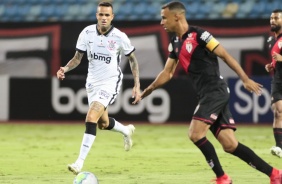 Luan na partida contra o Atltico-GO, pelo Campeonato Brasileiro