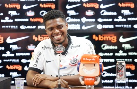 Jemerson e Caf  apresentado no CT Joaquim Grava