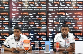 Jemerson e Caf  apresentado no CT Joaquim Grava