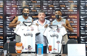 Andrs, Jemerson e Cafu foi apresentado no CT Joaquim Grava