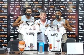Andrs, Jemerson e Cafu foi apresentado no CT Joaquim Grava