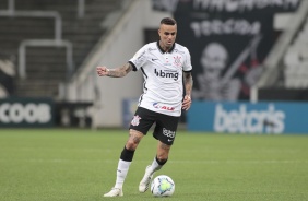 Luan durante jogo contra o Atltico-MG, pelo Brasileiro