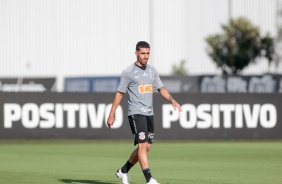 Gabriel no treinamento deste sbado no CT Joaquim Grava