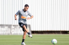 Gabriel no treinamento deste sbado no CT Joaquim Grava