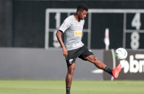 Jonathan Cafu no treinamento deste sbado no CT Joaquim Grava