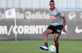 Raul no treinamento deste sbado no CT Joaquim Grava