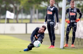 Walter no treinamento deste sbado no CT Joaquim Grava