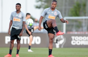 Xavier no treinamento deste sbado no CT Joaquim Grava