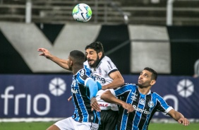 Bruno Mndez no jogo contra o Grmio, na Neo Qumica Arena, pelo Brasileiro