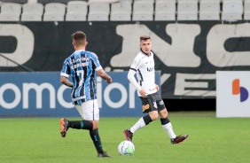 Jogadores em ao no jogo contra o Grmio pelo campeonato brasileiro