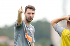 Boselli no último treino antes do jogo contra o São Paulo, pelo Brasileirão
