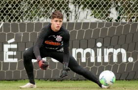 Donellli no último treino antes do jogo contra o São Paulo, pelo Brasileirão