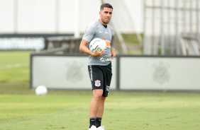 Gabriel no ltimo treino antes do jogo contra o So Paulo, pelo Brasileiro