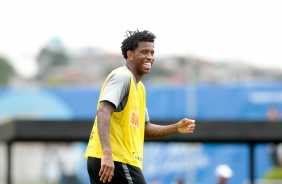 Gil no ltimo treino antes do jogo contra o So Paulo, pelo Brasileiro