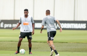 Jemerson no ltimo treino antes do jogo contra o So Paulo, pelo Brasileiro