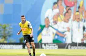 Luan no ltimo treino antes do jogo contra o So Paulo, pelo Brasileiro