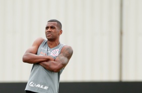 Marllon no último treino antes do jogo contra o São Paulo, pelo Brasileirão