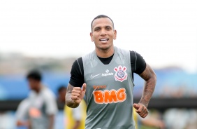 Otero no último treino antes do jogo contra o São Paulo, pelo Brasileirão