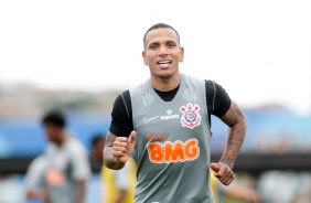 Otero no ltimo treino antes do jogo contra o So Paulo, pelo Brasileiro