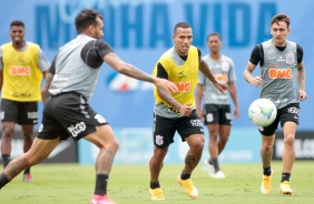 Otero no último treino antes do jogo contra o São Paulo, pelo Brasileirão
