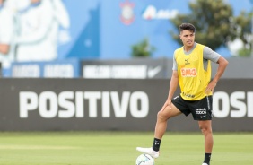 Roni no último treino antes do jogo contra o São Paulo, pelo Brasileirão