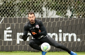 Walter no último treino antes do jogo contra o São Paulo, pelo Brasileirão