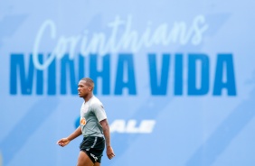 Xavier no último treino antes do jogo contra o São Paulo, pelo Brasileirão