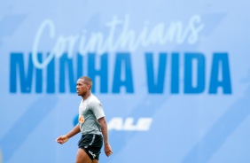 Xavier no último treino antes do jogo contra o São Paulo, pelo Brasileirão