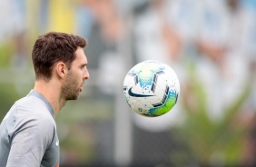 Mauro Boselli durante treino desta quinta-feira no CT Joaquim Grava