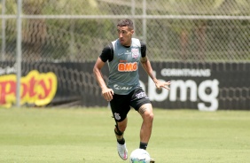 Gabriel no ltimo treino para jogo contra o Gois, pelo Brasileiro