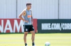 Gabriel Pereira segue treinando para jogo diante o Gois, pelo Brasileiro