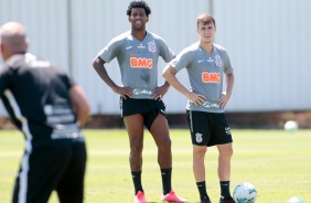 Gil e Lucas Piton seguem treinando para jogo diante o Gois, pelo Brasileiro