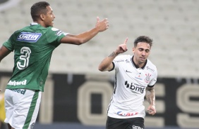 Gustavo Silva empate o jogo para o Corinthians, na Neo Qumica Arena, diante do Gois