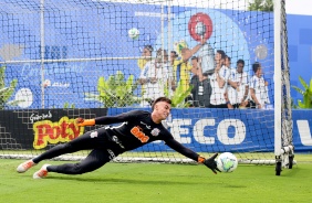 Donelli durante treino desta quarta-feira no CT Joaquim Grava