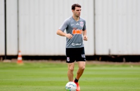 Mauro Boselli durante treino desta quarta-feira no CT Joaquim Grava