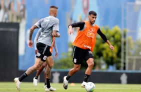 Camacho durante treino desta quarta-feira no CT Joaquim Grava