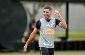 Gabriel no treinamento desta vspera de Natal no CT Joaquim Grava