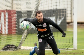 Walter no treinamento desta vspera de Natal no CT Joaquim Grava