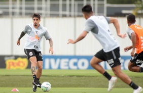 Fagner no treinamento desta vspera de Natal no CT Joaquim Grava