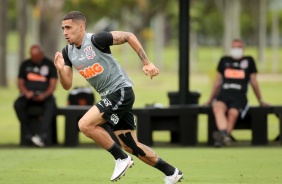 Gabriel no treinamento desta vspera de Natal no CT Joaquim Grava