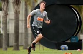 Lucas Piton no treinamento desta vspera de Natal no CT Joaquim Grava