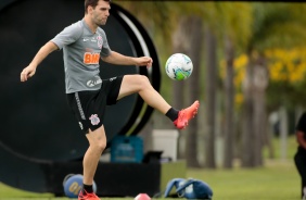 Mauro Boselli no treinamento desta vspera de Natal no CT Joaquim Grava